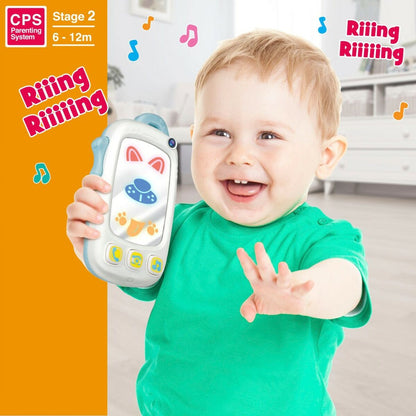 Telefon jucărie Winfun Alb 9 x 15,5 x 3,8 cm (6 Unități) - Bebelus, Jucăriile copilăriei timpurii