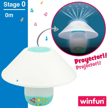 Mobil Proiector Winfun Plastic 46 x 49 x 30 cm (2 Unități) - Bebelus, Dormitor