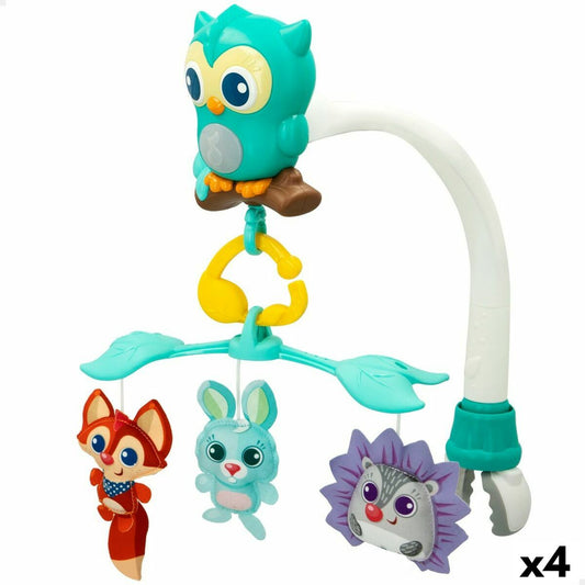 Carusel pentru Pătuț Winfun Pădure 3 în 1 31,5 x 42 x 24,5 cm Plastic (4 Unități) - Bebelus, Dormitor