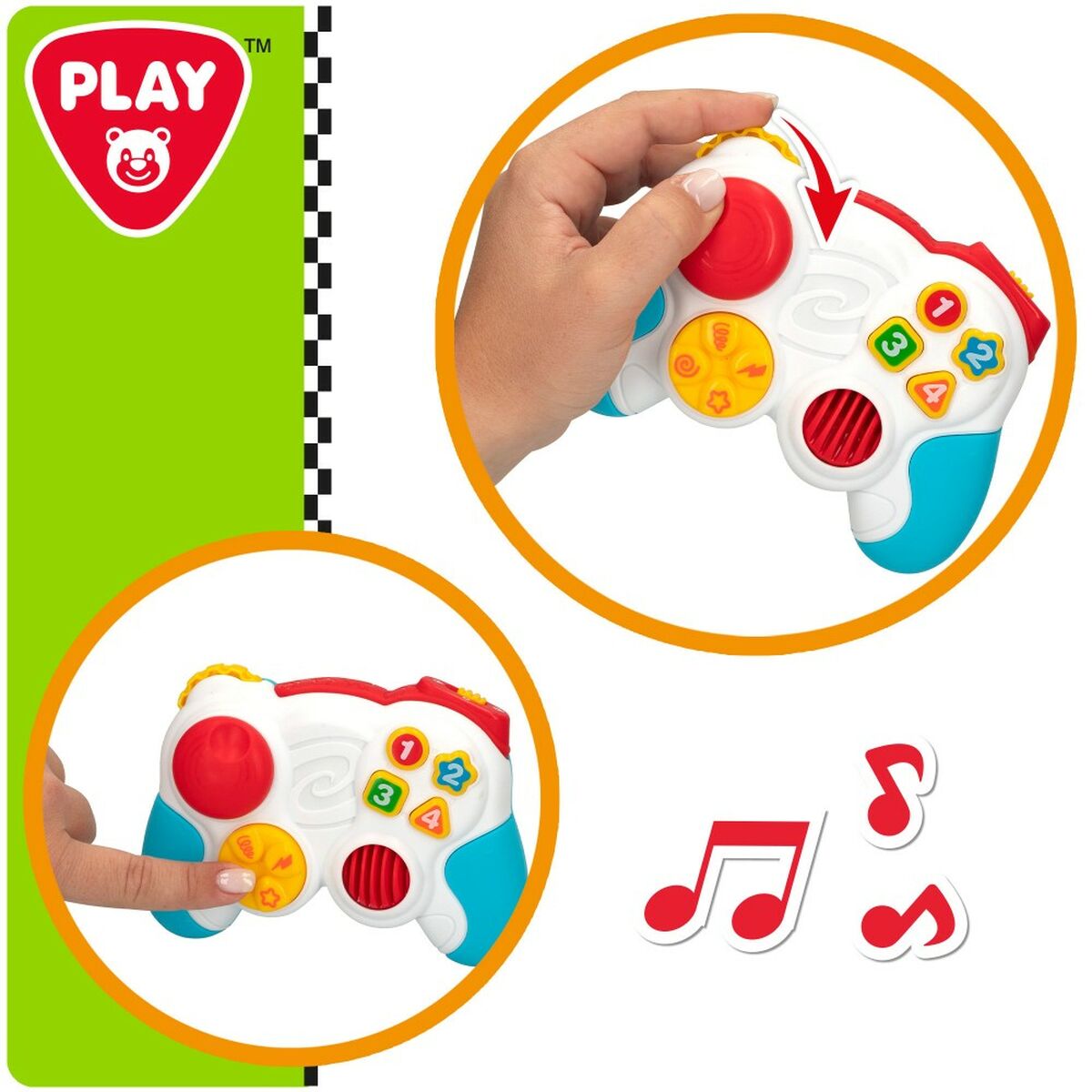 Toy controller PlayGo Albastru 14,5 x 10,5 x 5,5 cm (6 Unități) - Bebelus, Jucăriile copilăriei timpurii