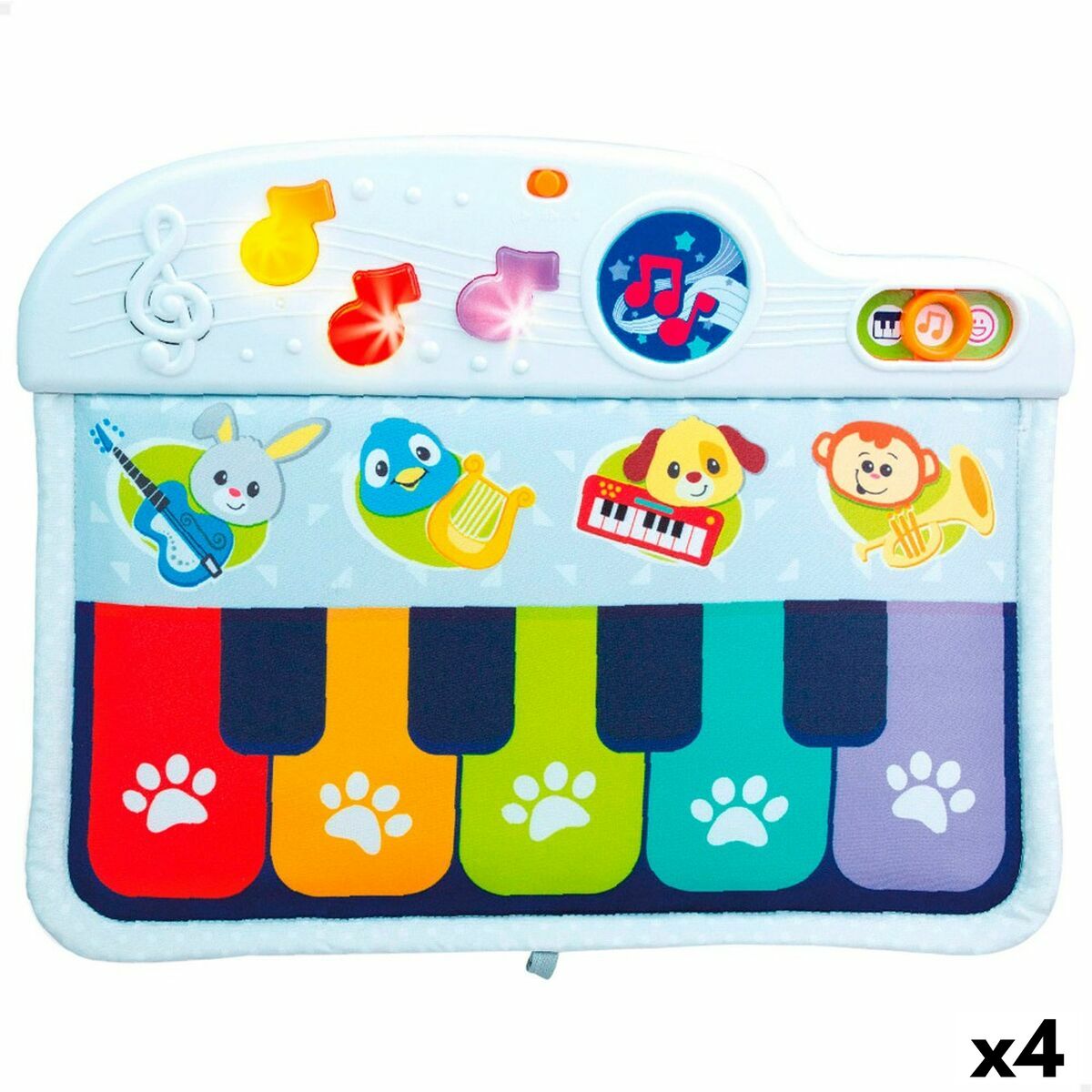 Pian Interactiv pentru Bebeluși Winfun 42 x 3 x 32 cm (4 Unități) - Bebelus, Jucăriile copilăriei timpurii