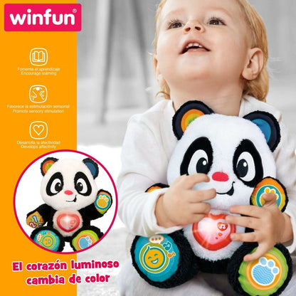 Jucărie pentru copii Winfun Urs Panda 27 x 33 x 14 cm (4 Unități) - Bebelus, Jucăriile copilăriei timpurii