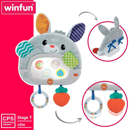 Jucărie pentru copii Winfun Iepure 25 x 35 x 2,5 cm (4 Unități) - Bebelus, Jucăriile copilăriei timpurii