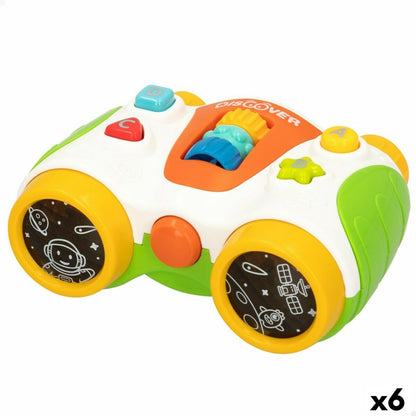 Jucărie interactivă pentru bebeluși Colorbaby Binoclu 13,5 x 6 x 10,5 cm (6 Unități) - Bebelus, Jucăriile copilăriei timpurii