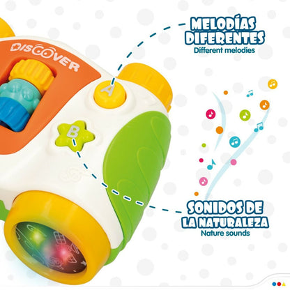 Jucărie interactivă pentru bebeluși Colorbaby Binoclu 13,5 x 6 x 10,5 cm (6 Unități) - Bebelus, Jucăriile copilăriei timpurii