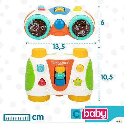 Jucărie interactivă pentru bebeluși Colorbaby Binoclu 13,5 x 6 x 10,5 cm (6 Unități) - Bebelus, Jucăriile copilăriei timpurii