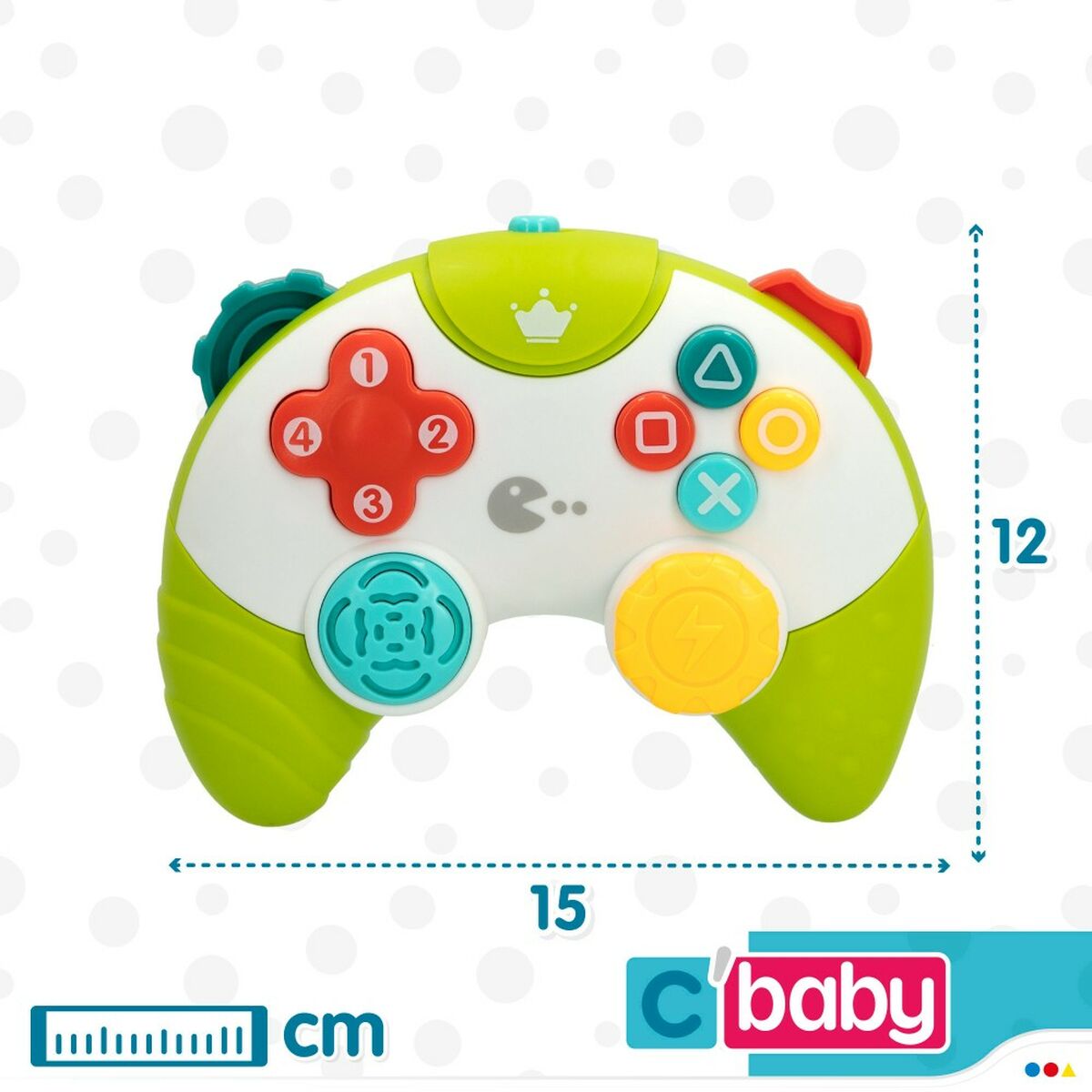 Toy controller Colorbaby Verde 15 x 5,5 x 12 cm (6 Unități) - Bebelus, Jucăriile copilăriei timpurii