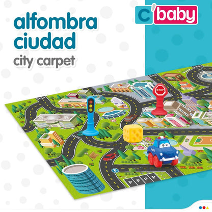 Saltea de joacă Colorbaby Oraș Plastic (2 Unități) - Bebelus, Activitate și divertisment