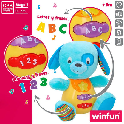 Jucărie de Pluș cu Sunet Winfun Câine 15,5 x 16,5 x 11,5 cm (6 Unități) - Jucarii si jocuri, Jucării de pluș