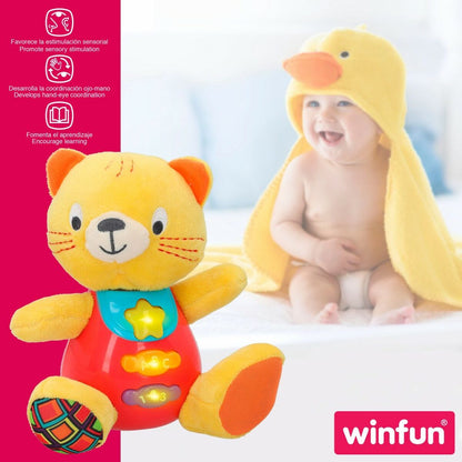 Jucărie de Pluș cu Sunet Winfun Cric 16 x 17,5 x 10,5 cm (6 Unități) - Jucarii si jocuri, Jucării de pluș