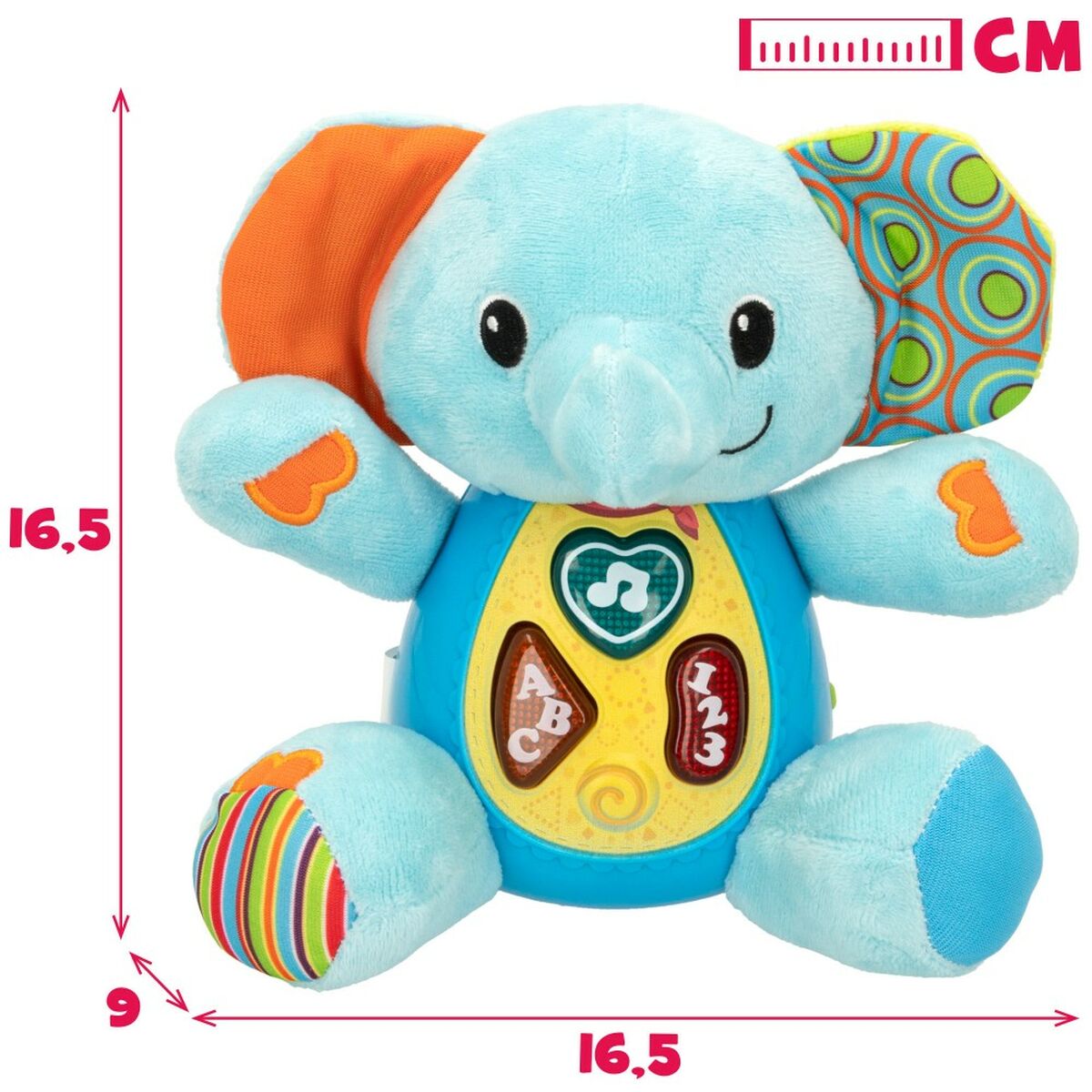 Jucărie de Pluș cu Sunet Winfun Elefant 17 x 17,5 x 10 cm (6 Unități) - Jucarii si jocuri, Jucării de pluș