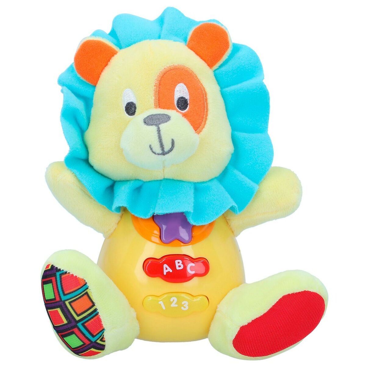 Jucărie de Pluș cu Sunet Winfun Leu 15 x 15 x 9 cm (6 Unități) - Jucarii si jocuri, Jucării de pluș