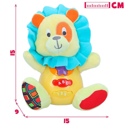 Jucărie de Pluș cu Sunet Winfun Leu 15 x 15 x 9 cm (6 Unități) - Jucarii si jocuri, Jucării de pluș