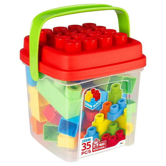 Set de Construcție Color Block Basic Cub 35 Piese (6 Unități) - Jucarii si jocuri