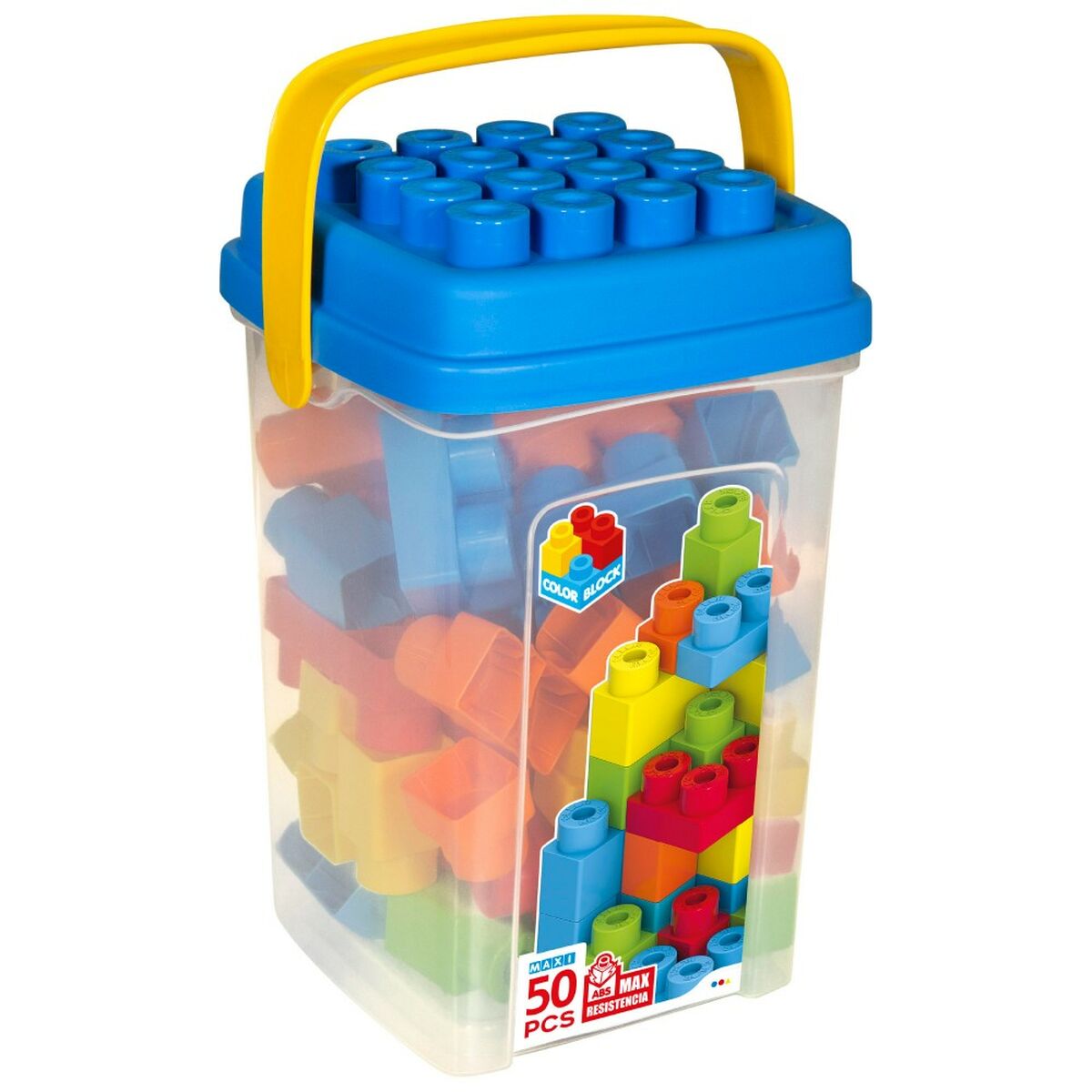 Set de Construcție Color Block Basic Cub 50 Piese (6 Unități) - Jucarii si jocuri