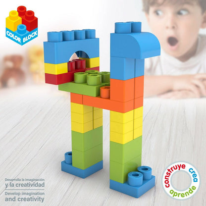 Set de Construcție Color Block Basic Cub 50 Piese (6 Unități) - Jucarii si jocuri