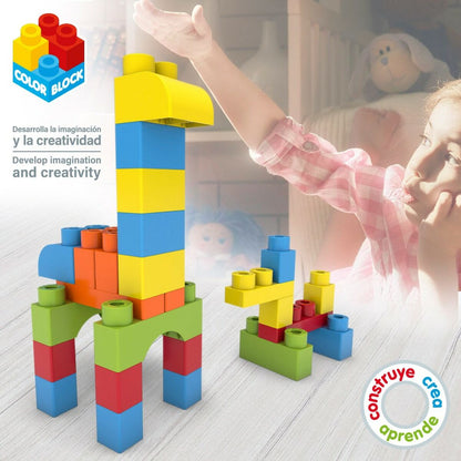 Set de Construcție Color Block Basic 80 Piese (4 Unități) - Jucarii si jocuri