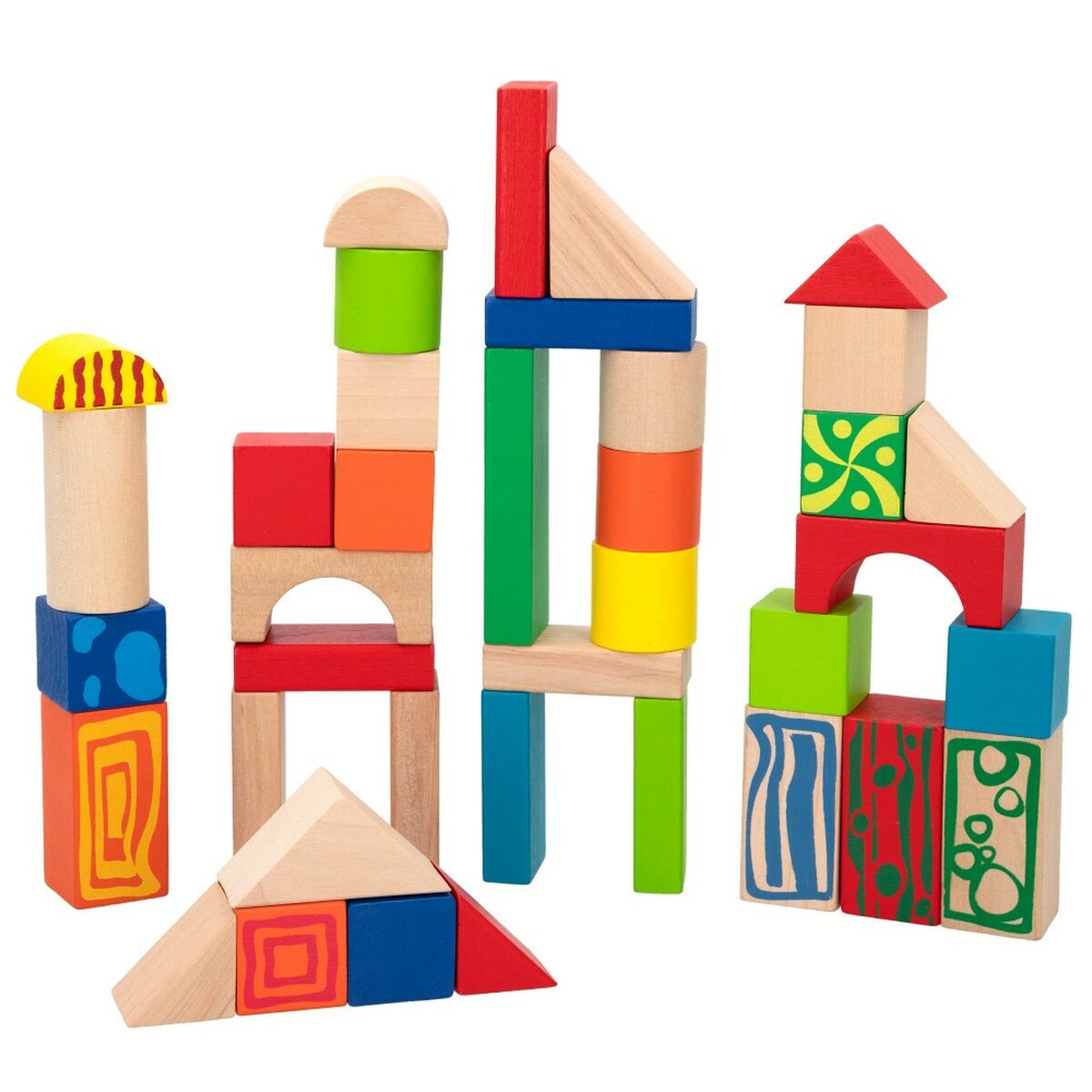 Set de Construcție Woomax 50 Piese (6 Unități) - Jucarii si jocuri