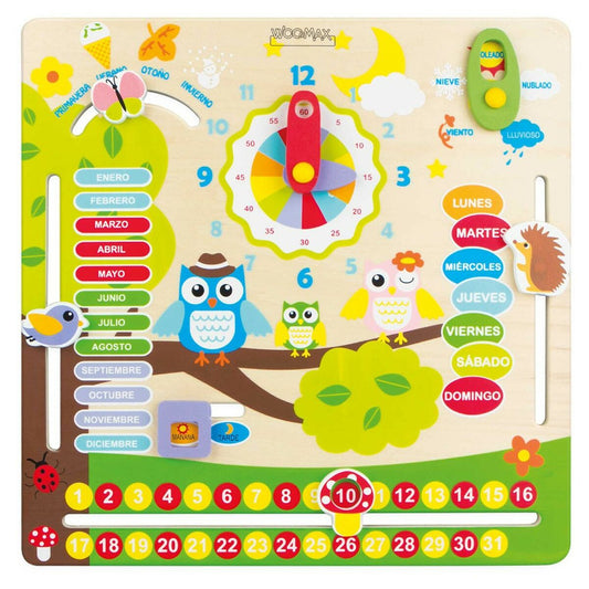 Joc Educativ Woomax Bufnițe 30 x 3 x 30 cm (6 Unități) - Bebelus, Jucăriile copilăriei timpurii