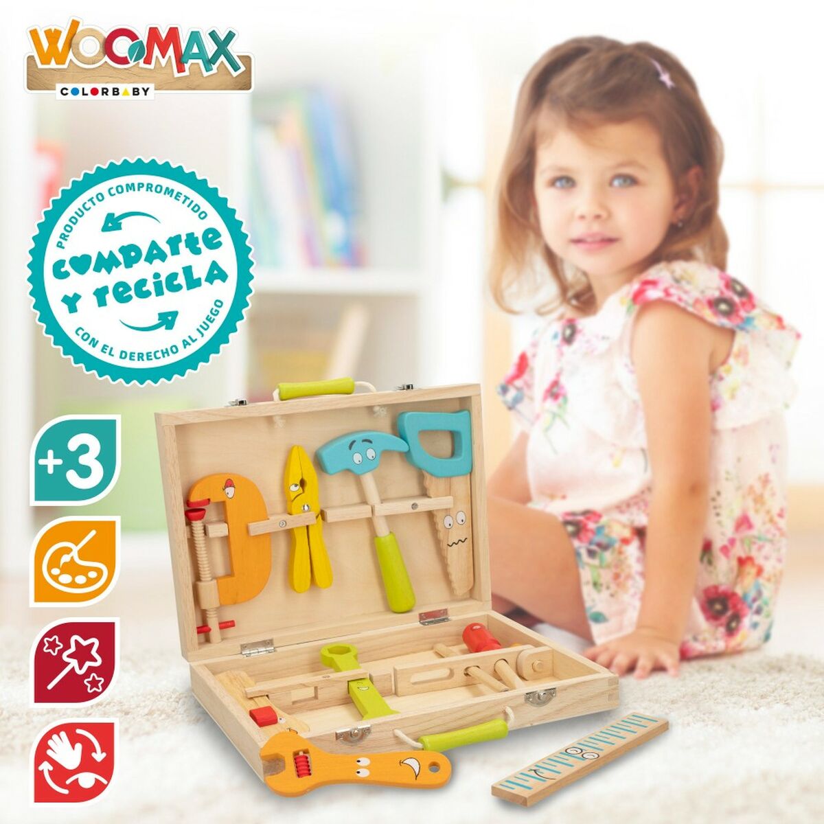 Set deunelte pentru copii Woomax 11 Piese 2 Unități - Jucarii si jocuri, Imitații de jocuri