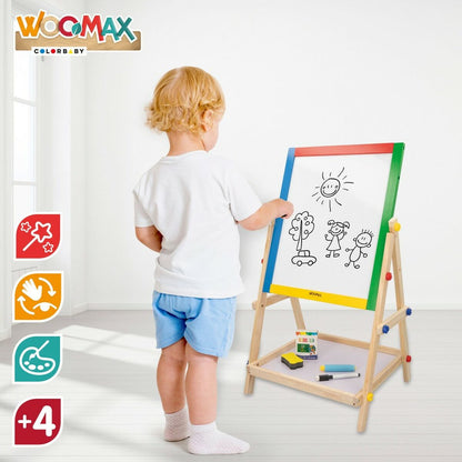 Tablă 2 în 1 Woomax 5 Piese 37,5 x 65 x 30,5 cm 4 Unități - Jucarii si jocuri, Activități creative