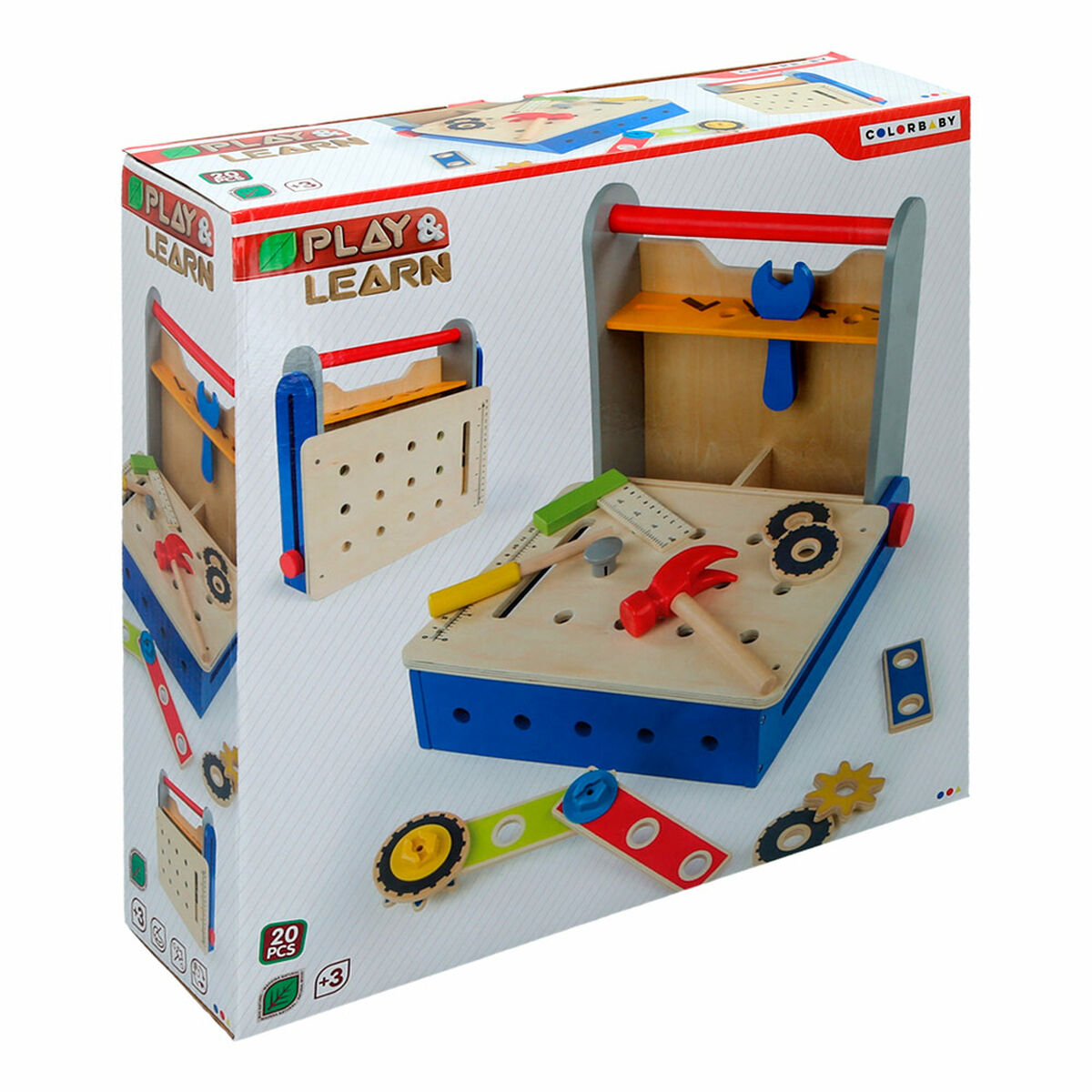Set deunelte pentru copii Colorbaby 20 Piese 2 Unități - Jucarii si jocuri, Imitații de jocuri