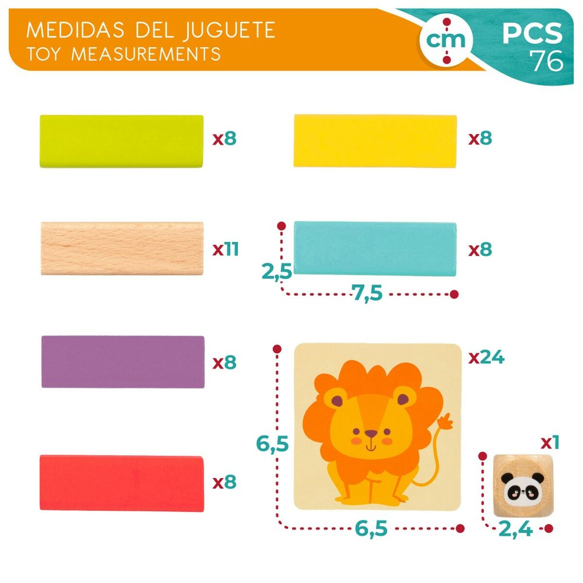 Set de Construcție Woomax (6 Unități) - Jucarii si jocuri