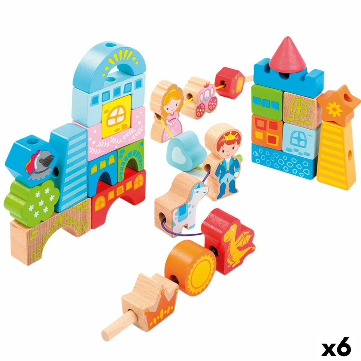 Set de Construcție Woomax 32 Piese (6 Unități) - Jucarii si jocuri