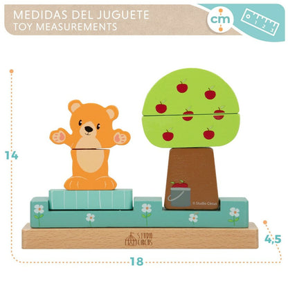 Joc de Construcții cu Plăci Woomax 8 Piese (6 Unități) - Jucarii si jocuri