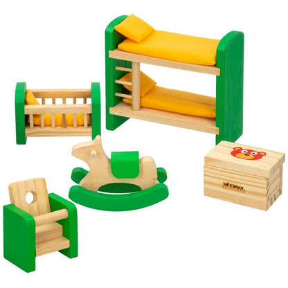 Doll's house bedroom Woomax (6 Unități) - Jucarii si jocuri, Păpuși și accesorii