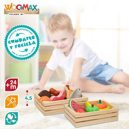 Set de Alimente de Jucărie Woomax 12 Piese (4 Unități) - Jucarii si jocuri, Imitații de jocuri