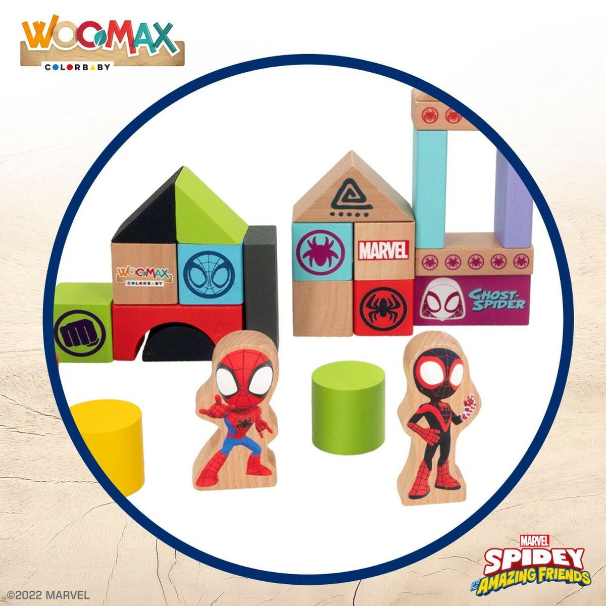 Playset Spidey Amazing Friends 50 Piese 4 Unități 8 x 9,5 x 1,5 cm - Jucarii si jocuri, Păpuși și figurine