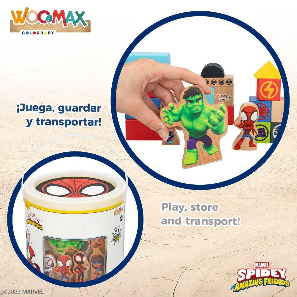 Playset Spidey Amazing Friends 50 Piese 4 Unități 8 x 9,5 x 1,5 cm - Jucarii si jocuri, Păpuși și figurine