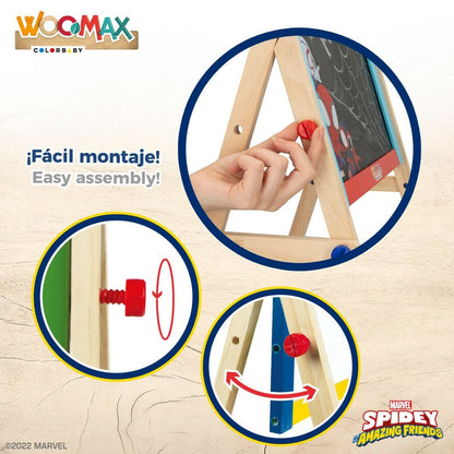 Tablă 2 în 1 Spidey 5 Piese 4 Unități 40 x 64,5 x 31,5 cm - Jucarii si jocuri, Activități creative