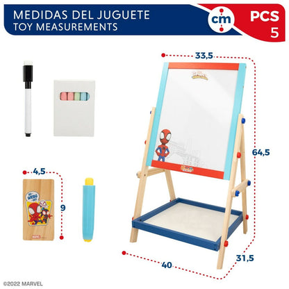 Tablă 2 în 1 Spidey 5 Piese 4 Unități 40 x 64,5 x 31,5 cm - Jucarii si jocuri, Activități creative