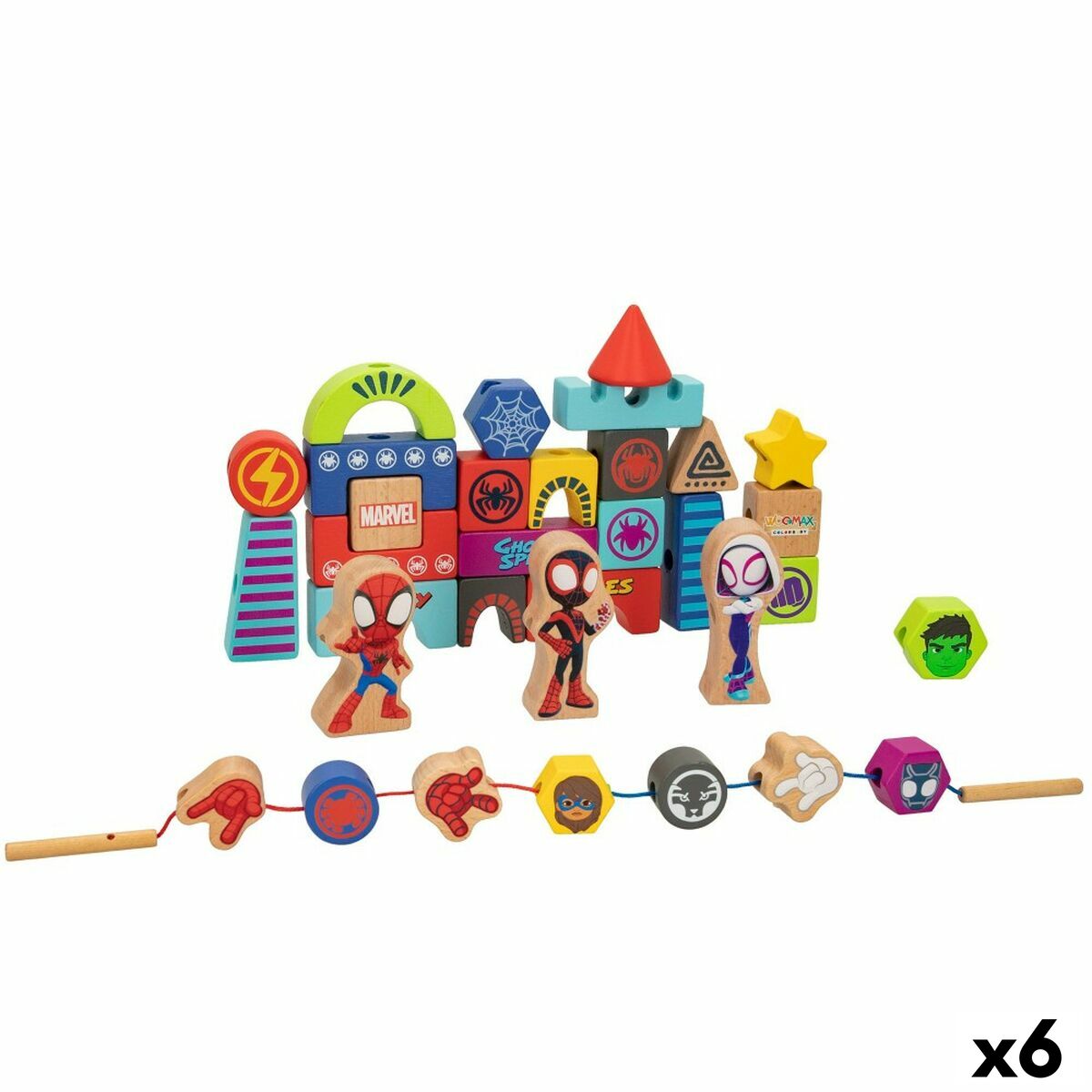 Set de Construcție Spidey 33 Piese (6 Unități) - Jucarii si jocuri