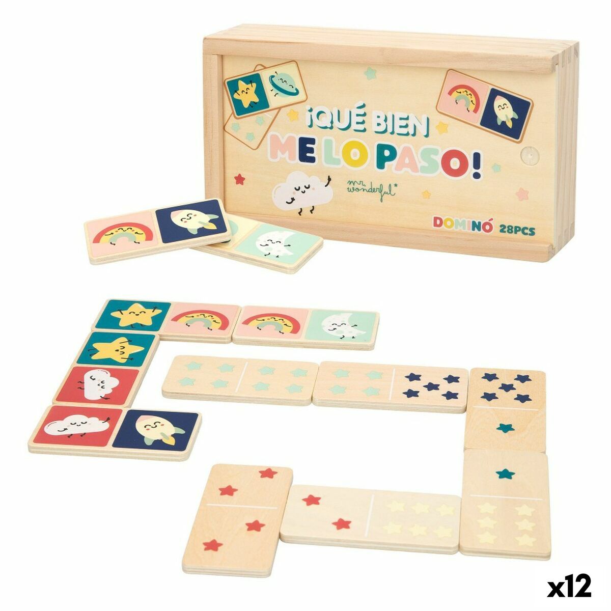 Domino Mr. Wonderful (12 Unități) - Jucarii si jocuri, Jocuri și accesorii