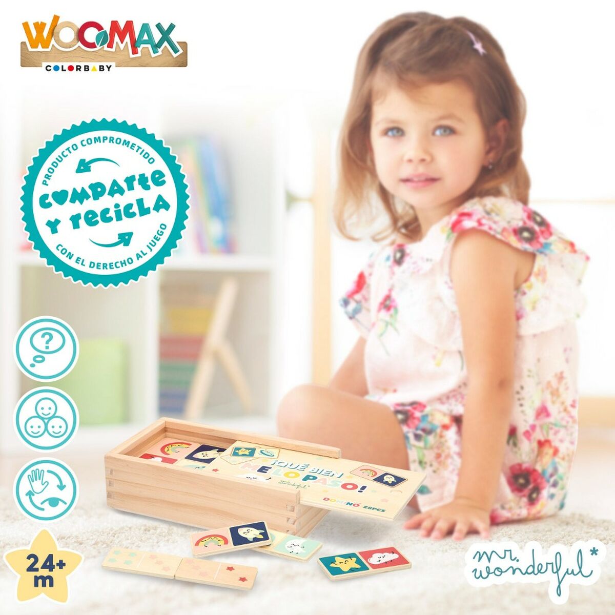 Domino Mr. Wonderful (12 Unități) - Jucarii si jocuri, Jocuri și accesorii