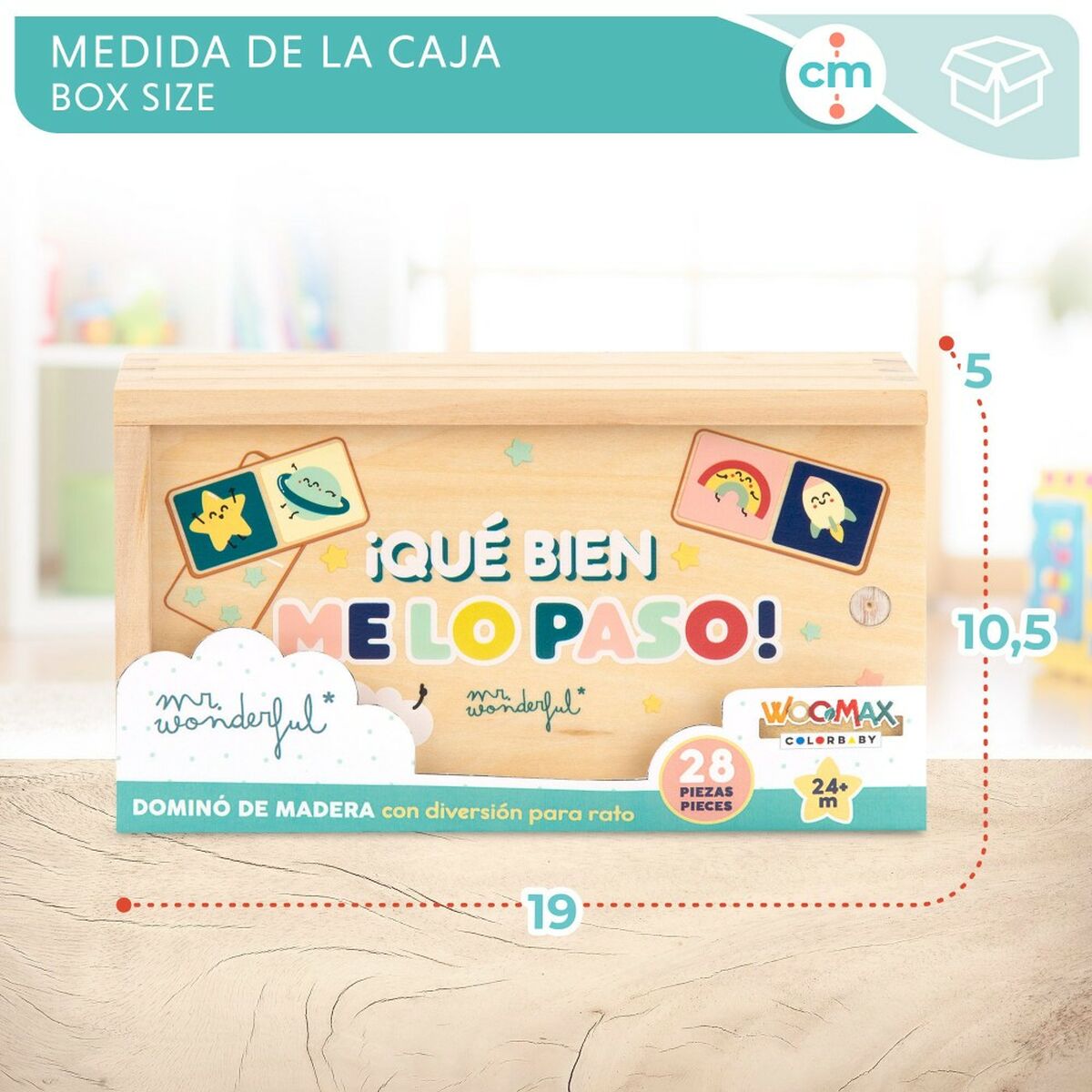 Domino Mr. Wonderful (12 Unități) - Jucarii si jocuri, Jocuri și accesorii