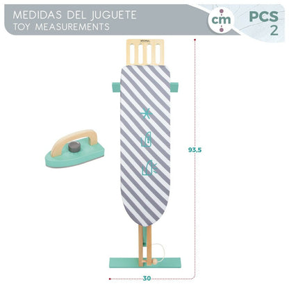 Masă de Călcat Woomax Jucărie 2 Piese 71,5 x 61,5 x 19 cm (4 Unități) - Jucarii si jocuri, Imitații de jocuri