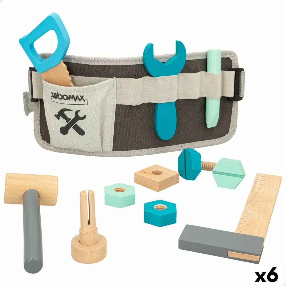 Unelte jucării Woomax 12 Piese 31 x 14 x 2,5 cm 6 Unități - Jucarii si jocuri, Imitații de jocuri