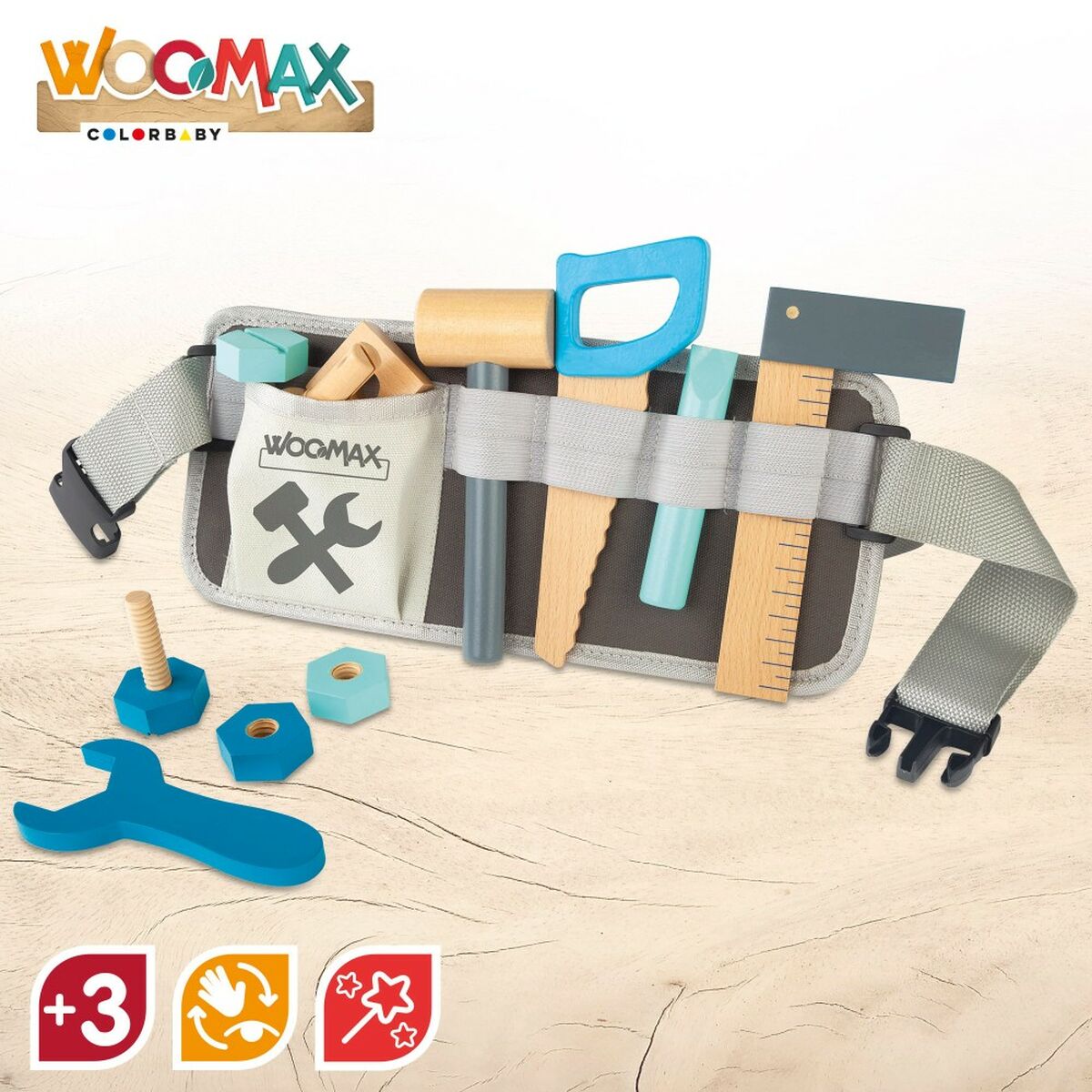 Unelte jucării Woomax 12 Piese 31 x 14 x 2,5 cm 6 Unități - Jucarii si jocuri, Imitații de jocuri