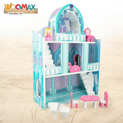 Casă în Miniatură Woomax 9 Piese 2 Unități 37 x 53,5 x 15 cm - Jucarii si jocuri, Păpuși și accesorii