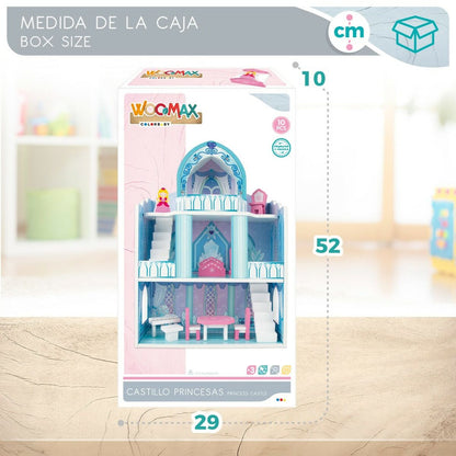 Casă în Miniatură Woomax 9 Piese 2 Unități 37 x 53,5 x 15 cm - Jucarii si jocuri, Păpuși și accesorii
