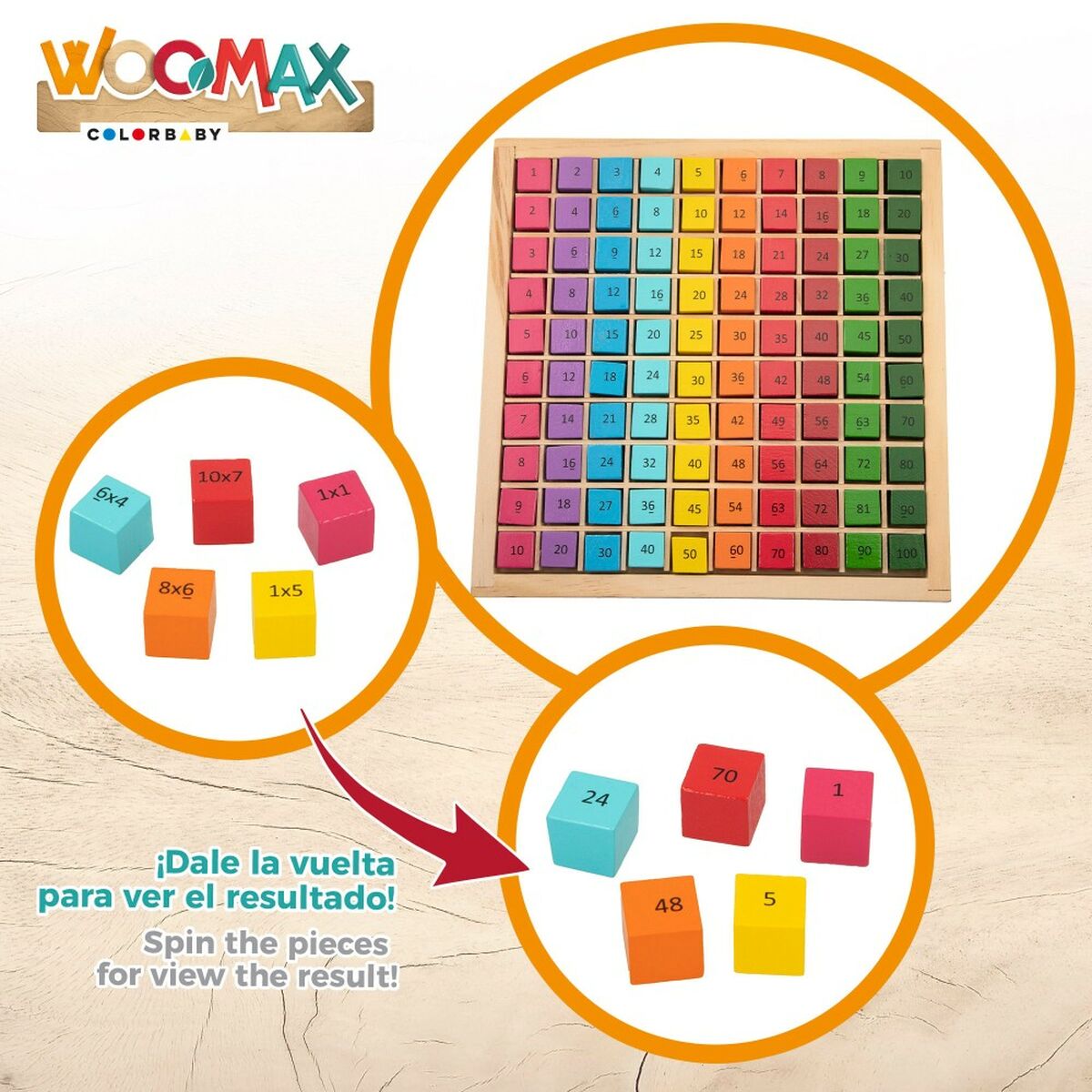 Joc de Îndemânare Woomax 101 Piese 19 x 2 x 19 cm (6 Unități) - Bebelus, Jucăriile copilăriei timpurii