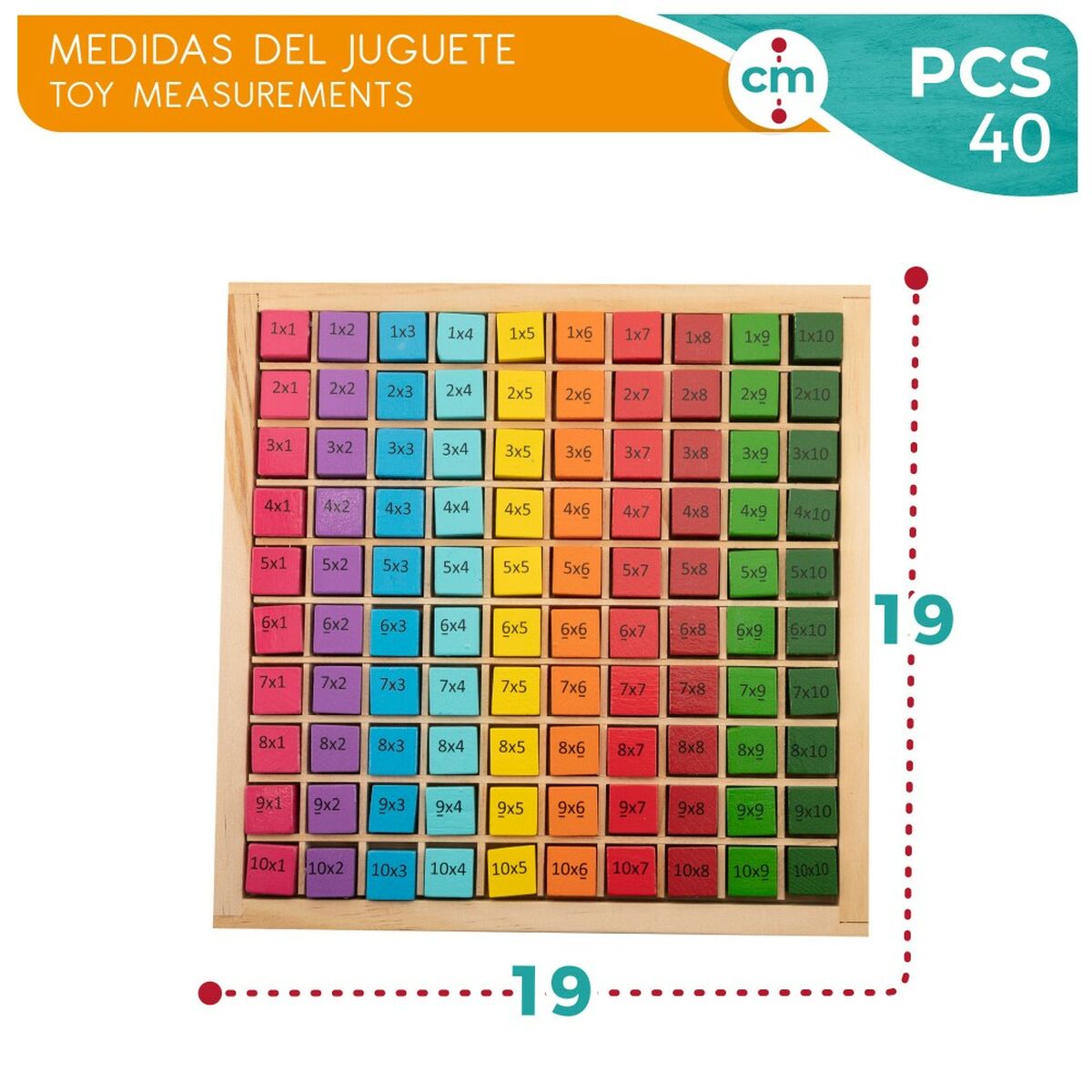Joc de Îndemânare Woomax 101 Piese 19 x 2 x 19 cm (6 Unități) - Bebelus, Jucăriile copilăriei timpurii