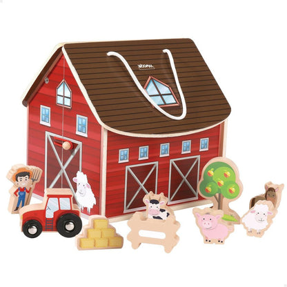 Playset Woomax Fermă 9 Piese 4 Unități 19 x 18 x 19 cm - Jucarii si jocuri, Păpuși și figurine