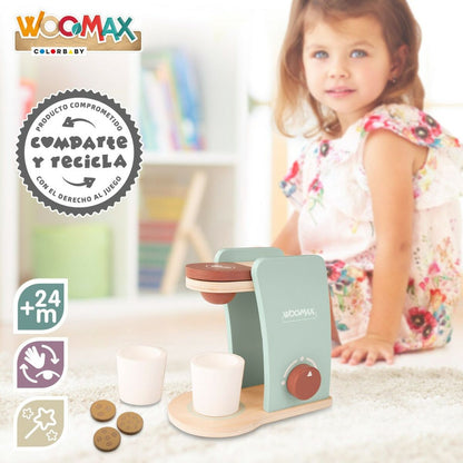 Cafetieră jucărie Woomax 6 Piese (6 Unități) - Jucarii si jocuri, Imitații de jocuri