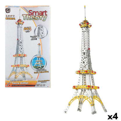 Set de Construcție Colorbaby Tour Eiffel 447 Piese (4 Unități) - Jucarii si jocuri