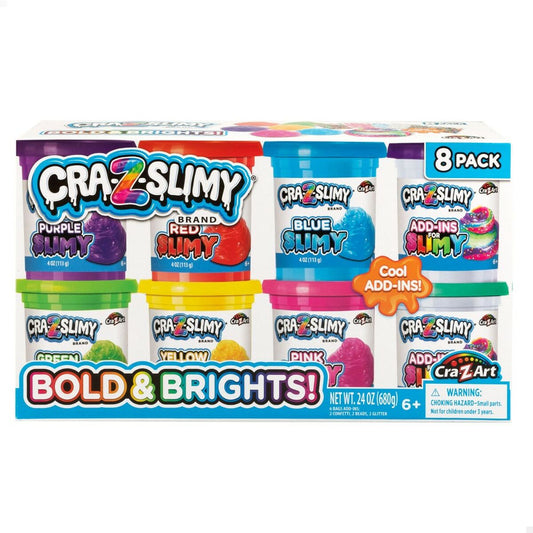 Joc de Plastilină Cra-Z-Art Bold&Brights (6 Unități) Slime - Jucarii si jocuri, Activități creative